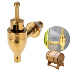 HB-FT101 Homebrew Brass Replacement Faucet Tap for Wine Beer Barrel Beverage Drink Dispenser Flow Control Faucet