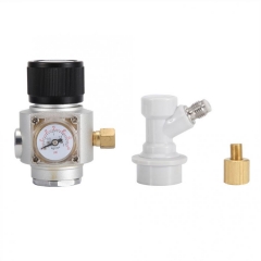 HB-C12 Homebrew 0-30PSI CO2 Mini Gas Regulator with Ball Lock Corny Keg Gas Disconnect Kegs