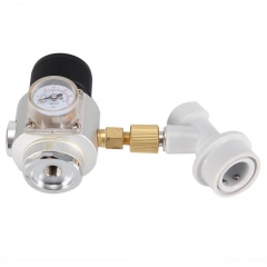 HB-C12 Homebrew 0-30PSI CO2 Mini Gas Regulator with Ball Lock Corny Keg Gas Disconnect Kegs