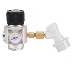 HB-C12 Homebrew 0-30PSI CO2 Mini Gas Regulator with Ball Lock Corny Keg Gas Disconnect Kegs