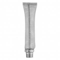 HB-BF06 6inch Stainless Steel Beer Filter Tube Screen Home Bar Brewing Mesh Strainer