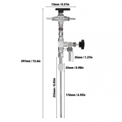 HB-BF398 Beer Bottle Filler Household Homebrew 304 Stainless Steel Counter Pressure Brewing