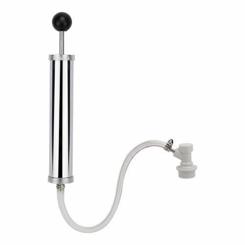 HB-PP01 8inch Party Pump Beer Pump Keg Tap-Beer Brewing Equipment Picnic Party Pump Manual Sankey Stainless Steel Chrome