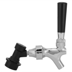 HB-BT31 Faucet Beer Tap Keg Beer Homebrewing Non‑Ajustable Tap with Ball Lock Liquid Disconnect for Bars