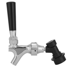 HB-BT31 Faucet Beer Tap Keg Beer Homebrewing Non‑Ajustable Tap with Ball Lock Liquid Disconnect for Bars