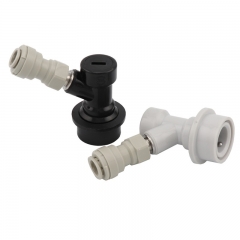 HB-BL20 Ball Lock Connector,Home Brewing Ball Lock Keg Connector Ball Lock Disconnect MFL Quick Push-Fit Connector