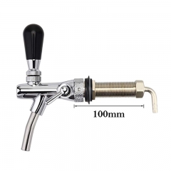 HB-BT08 100mm shank Adjustable Beer Tap Faucet Control Faucet with 4inch Shank Tap Kit for Homebrew Draft