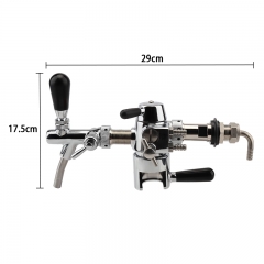 HB-BT102 Beer Bottle Filler,Beer Tap de-foaming with Adjustable Faucet Top Quality Homebrew Beer Tap for Remove Beer Foam