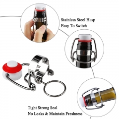 HB-BS17 Cap Flip Top Stopper Root Beer Bottles Replacement Swing Tops Homebrew Brewing Wine Stoppers