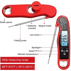 KT-69 Kitchen Digital Food Thermometer Instant Read Meat Thermometer Probe for Cooking, BBQ, Grill and Oil Deep Fry