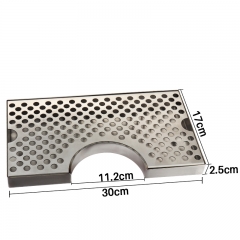 HB-DT10 Beer Dripping Tray Cut-Out Surface Mount Stainless Steel Drip Tray Bar Accessories