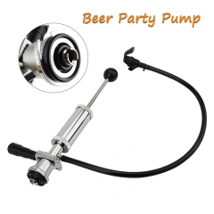 HB-BP20 4 Inch Picnic & Party Pump, Beer Keg Tap Simple Homebrew Kegerator Dispenser Keg Party Pumps with D System/ S System Keg Coupler