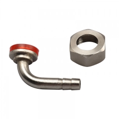 HB-BTP20 Draft Beer Faucet Connectors- 90° Tailpiece Elbow + Hex Nut + Washer,Beer Tap Faucet Tail Pipe Conversion Kits 8mm kettle Inlet