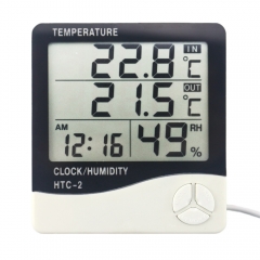 HTC-2 High quality indoor outdoor large digital thermometer with humidity display