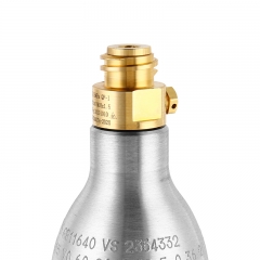 HB-CRP21 Soda Bottle Adapter,TR21-4 Brass Valve for Soda Cylinder M18*1.5 Thread Replacement Valve Co2 Cylinder Aerator Soda Water Making