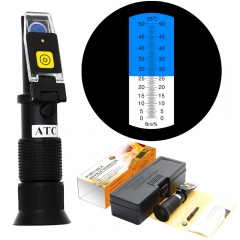LED-RHB-50 ATC Brix 0-50% Refractometer With LED Light
