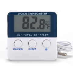 DT-02 Mini indoor and outdoor high-precision thermometer with alarm for refrigerator aquarium