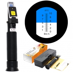 LED-RHB-10 ATC Brix 0-10% Refractometer With LED Light