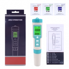 PH-600 7IN1 PH/TDS/EC/ORP/SG/TEMP/SALT Water Quality Monitor pH Meter Water