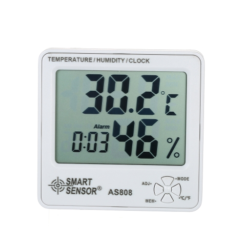 DT-AS808 Digital Hygrometer Thermometer Humidity Temperature Moisture Meter Humidity Air Tester