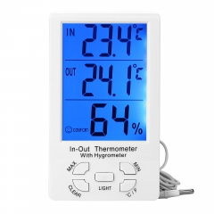 DT-KT907 Digital Indoor Outdoor Min-MaxThermometer thermometer hygrometer with alarm