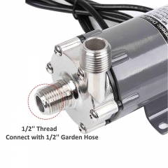 HB-MP01 Stainless head Magnetic Pump 15R,Food Grade High Temperature Resisting beer Magnetic Drive Pump Home Brew EU/US/AU plug