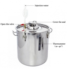 HB-AD01 50L Large Capacity Stainless Alcohol Distiller Liquor Wine Brewing Device Spirits(Alcohol) Distillation Vodka Maker Whisky