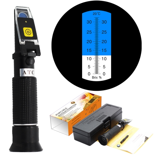 LED-RHB-32 ATC Brix 0-32% Refractometer With LED Light