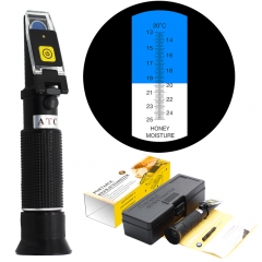 LED-RHF-25 13-25% Water Honey Refractometer With LED Light