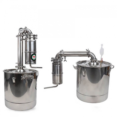 HB-AD01 50L Large Capacity Stainless Alcohol Distiller Liquor Wine Brewing Device Spirits(Alcohol) Distillation Vodka Maker Whisky
