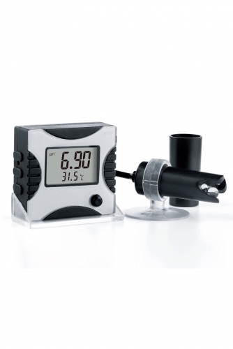 PH-025T Online Mini pH Temperature Meter Monitor Tester Aquarium Acidometer 6V DC with adaptor aquaculture