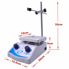 SH-2 Laboratory Hot Plate Magnetic Stirrer Mixer Dual Control with 1 Inch Stir Bar 110V 220V