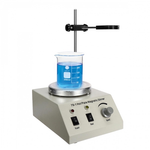 79-1 250W+25W 1000ml Electric Magnetic Stirrer Lab Heating Speed Control Mixer 110/220V No Noise/Vibration US/EU/AU Plug Labor Device