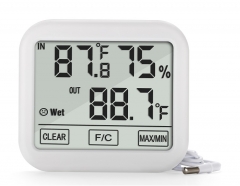 DT-23 Desktop probe Digital Hygrometer Max Min IN OUT thermometer LCD humidity Temperature meter digital thermometer hygrometer