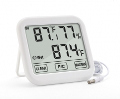 DT-23 Desktop probe Digital Hygrometer Max Min IN OUT thermometer LCD humidity Temperature meter digital thermometer hygrometer