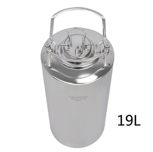 HB-BK71 5 gallon 19L New Stainless steel Ball Lock Cornelius Style Beer OB Keg With Metal Handles