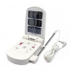 KT-30 Digital LCD display folding BBQ cooking long probe meat temperature testing thermometer