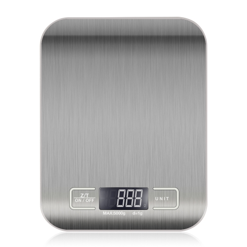 DKS-05A 5KG Digital Kitchen Scale Stainless Steel Weighing Scale Food Diet Postal Balance Measuring LCD Electronic Scales