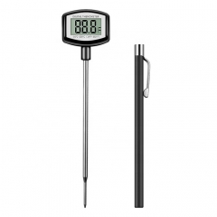 KT-28 Handheld Stainless Steel Stove Barbecue Grill Thermometer for Kitchen Meat Cooking