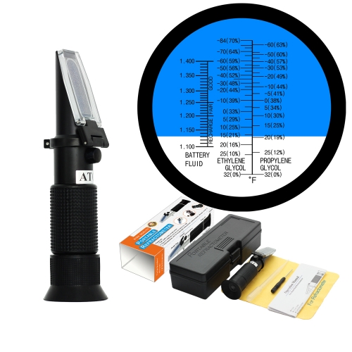 RHA-201 ATC E -84°F~32°F P -60°F~32°F B:1.100-1.400sg optical refractometer