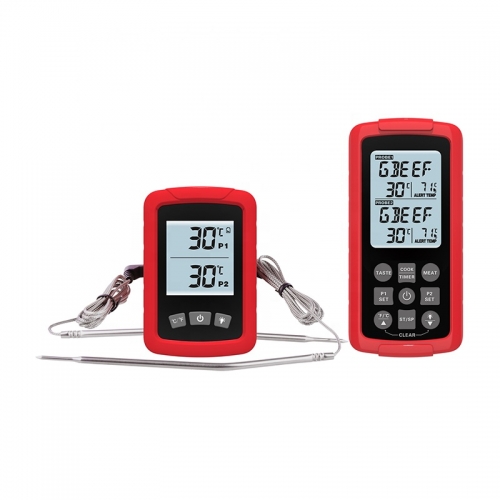 KT-106 Wireless meat thermometer with dual probe for grilling