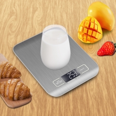 DKS-05A 5KG Digital Kitchen Scale Stainless Steel Weighing Scale Food Diet Postal Balance Measuring LCD Electronic Scales