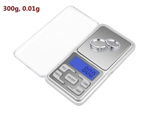 MH-300 300g 0.01g accuracy weight pocket weighting gram mini digital scale