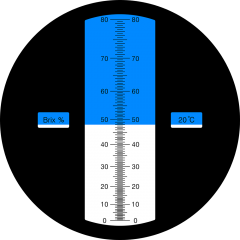 RHB0-80 Brix 0-80% optical refractometer