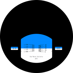 LED-RHS-40 ATC salinity 0-4% 1.000-1.030S.G Refractometer With LED Light