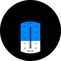 LED-RHB-20 ATC Brix 0-18% Refractometer With LED Light