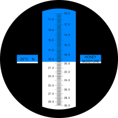 LED-RHF-30 10-30% Water Honey Refractometer With LED Light