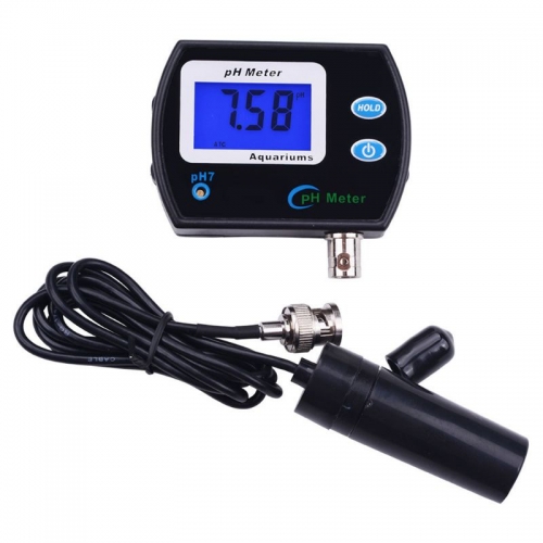 PH-990 Online pH monitor for Aquarium PH Meter pH 0.00-14.00 with adaptor