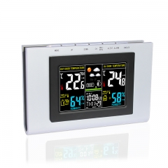 DT-04A-color RF Wireless Weather Station Temperature Station LCD alarm clock color display