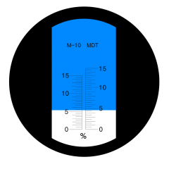 LED-RHA-15 M-10(0~15%) MDT(0~15%) Refractometer With LED Light